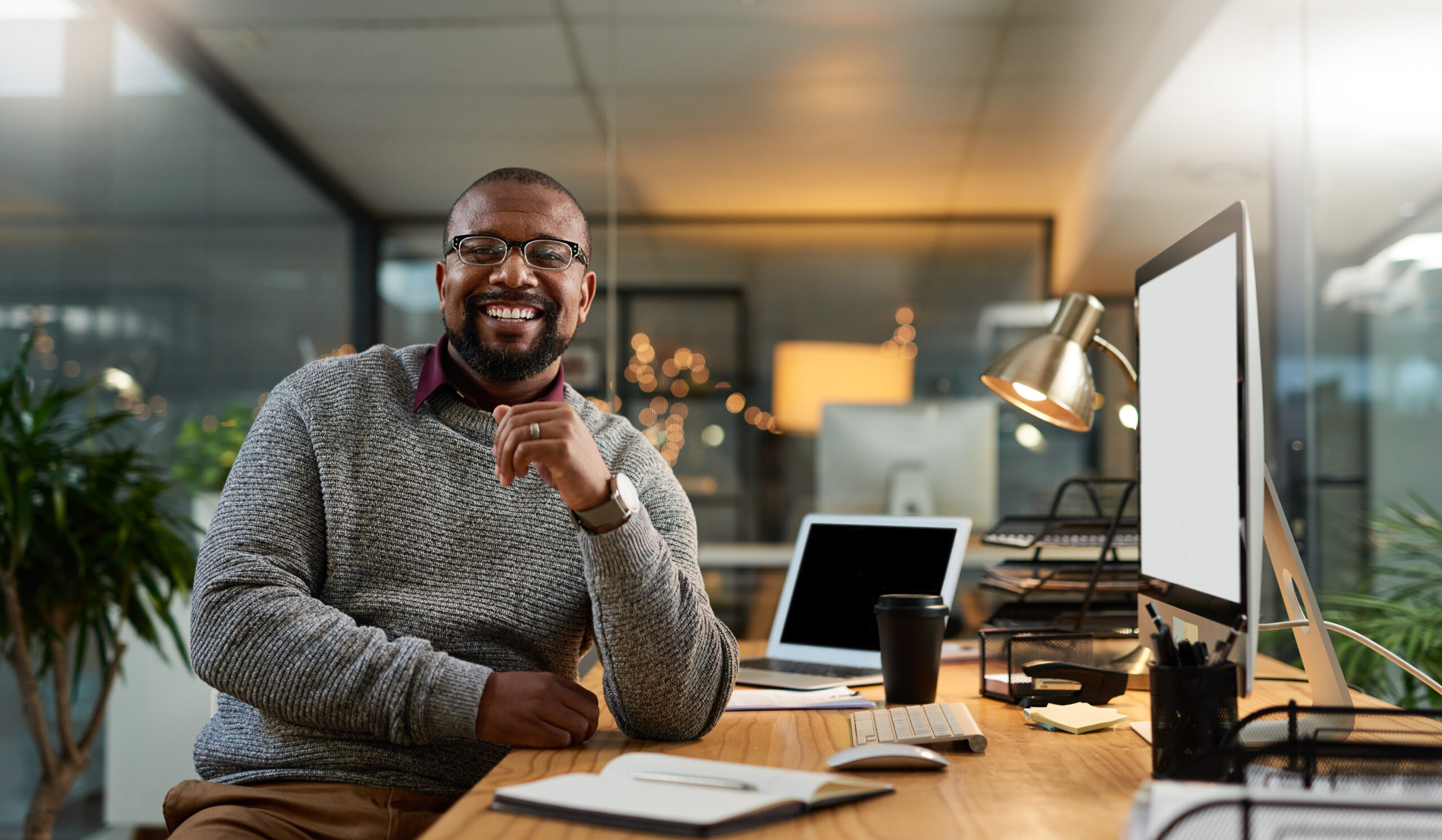 Business team collaborating — Icône Capital, West Africa