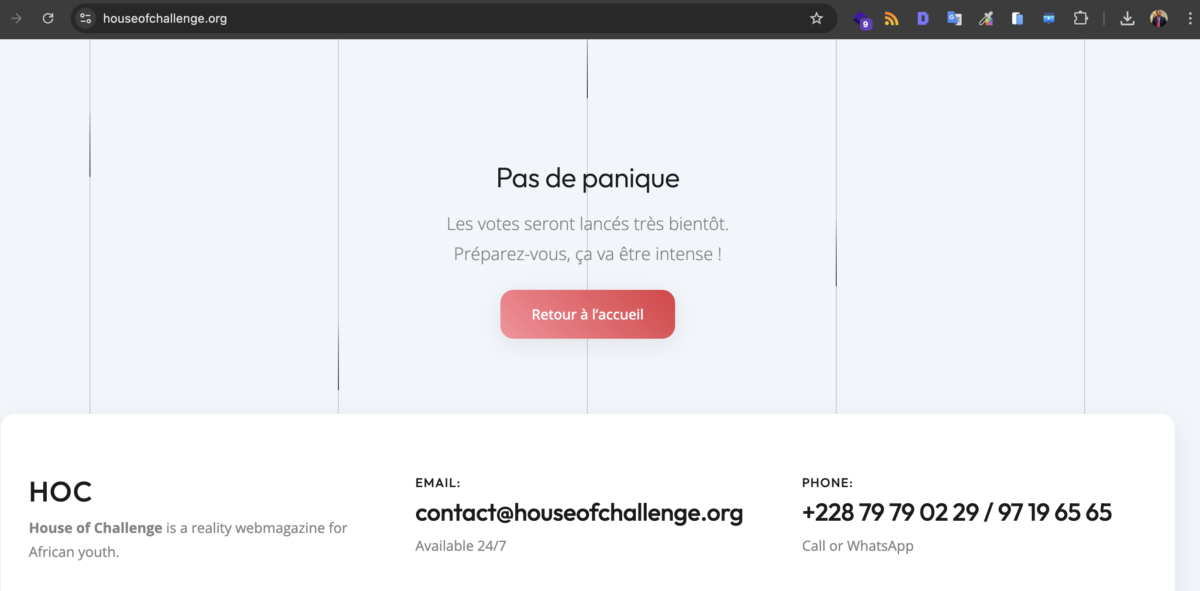Site inaccessible house of challenge , ERR_CONNECTION_FAILED, botnet : comment protéger sa plateforme quand le trafic explose
