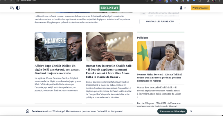 Audit AdSense stratégique pour SeneNews : optimisation des emplacements publicitaires desktop et mobile — aperçu du projet